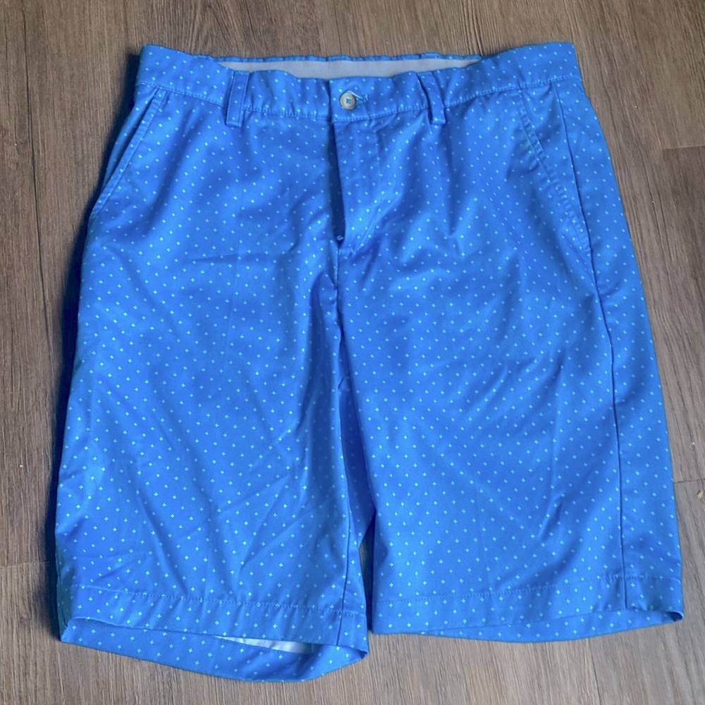 Greg Norman MicroLux Blue Golf Shorts